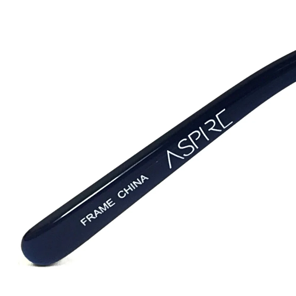 Aspire Eyeglasses Frames COMMITTED NAVY BLUE Cat Eye Full Rim 51-16-140